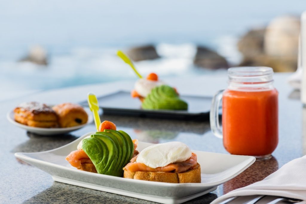 Desayuno saludable en Restaurante Moxaico.