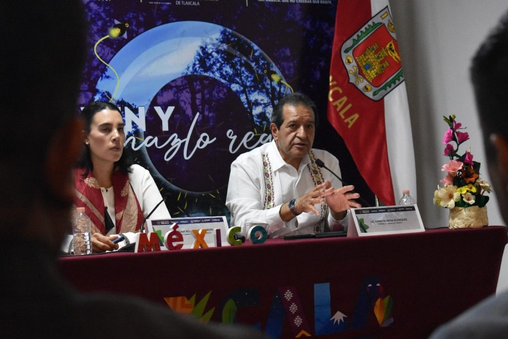 Fabricio Mena Rodríguez, titular de la Secretaría de Turismo de Tlaxcala.