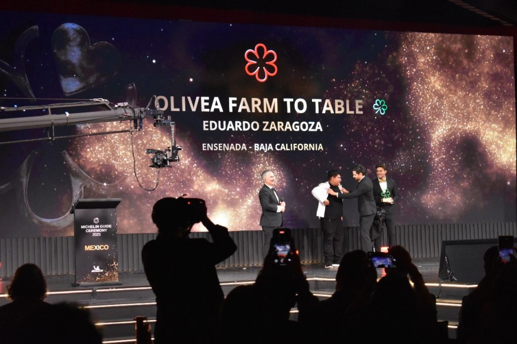 Olivea Farm To Table de Eduardo Zaragoza obtiene Estrella Michelin México 2025.