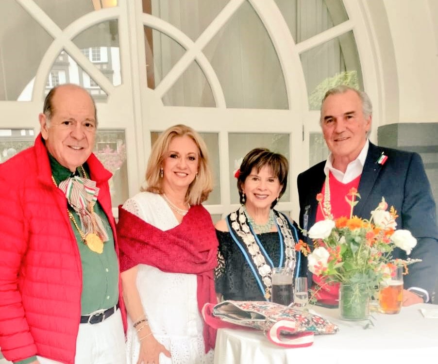 Grata reunión de Fiestas Patrias del Club Skål de la Ciudad de México.