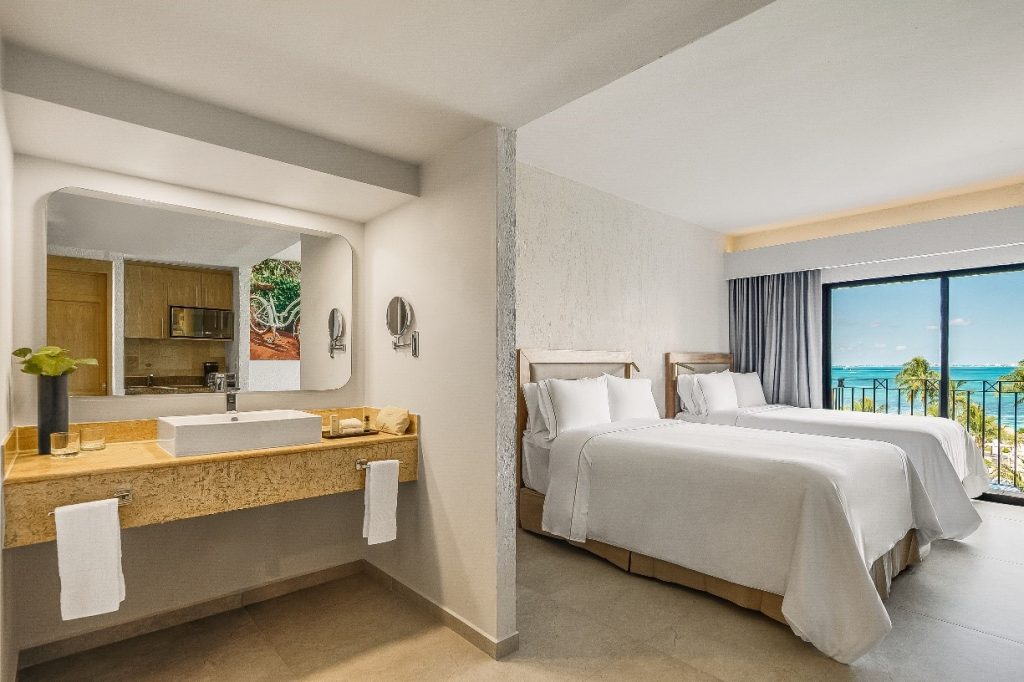 Habitación Premium Deluxe Villa con diseño elegante y detalles pensados para el descanso.