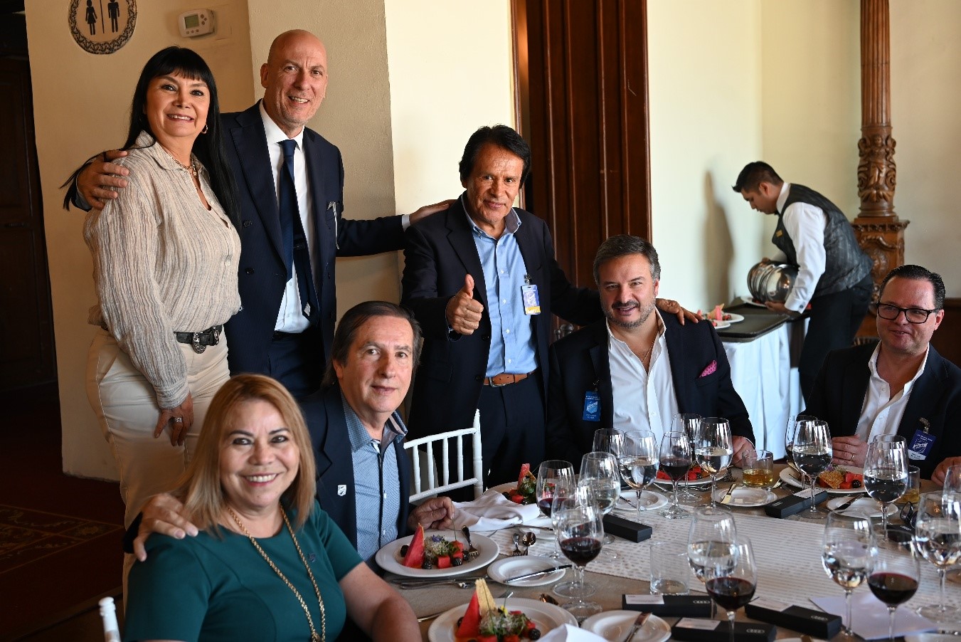 Comida del Club Skål CDMX de marzo que se llevó a cabo en la Hacienda de los Morales.