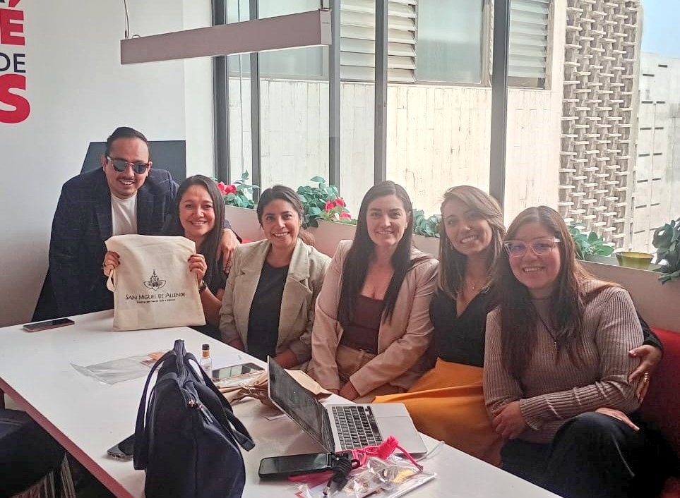 Visita a CDMX del hotel Imperio de Ángeles SMA, Turisma DMC, Hotel Boutique Casa 63 y Hotel Matilda SMA.