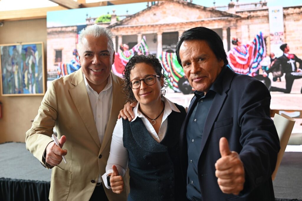 Ignacio “Taico” Alarcón, Michelle Fridman Hirsch y Juan Enríquez Olguín.