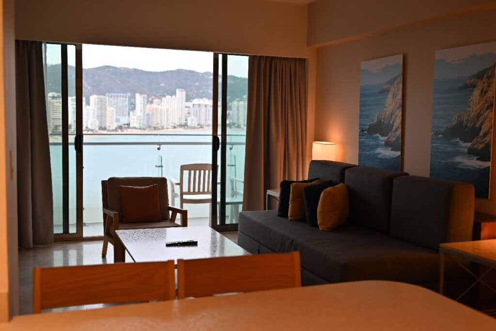 Habitación del hotel Fiesta Americana Acapulco Villas.