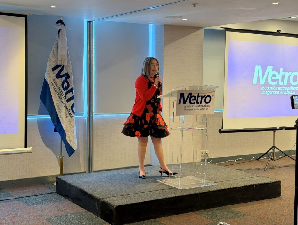 Alicia Mejía, presidenta de La Metro en NH Collection México Centro Histórico.